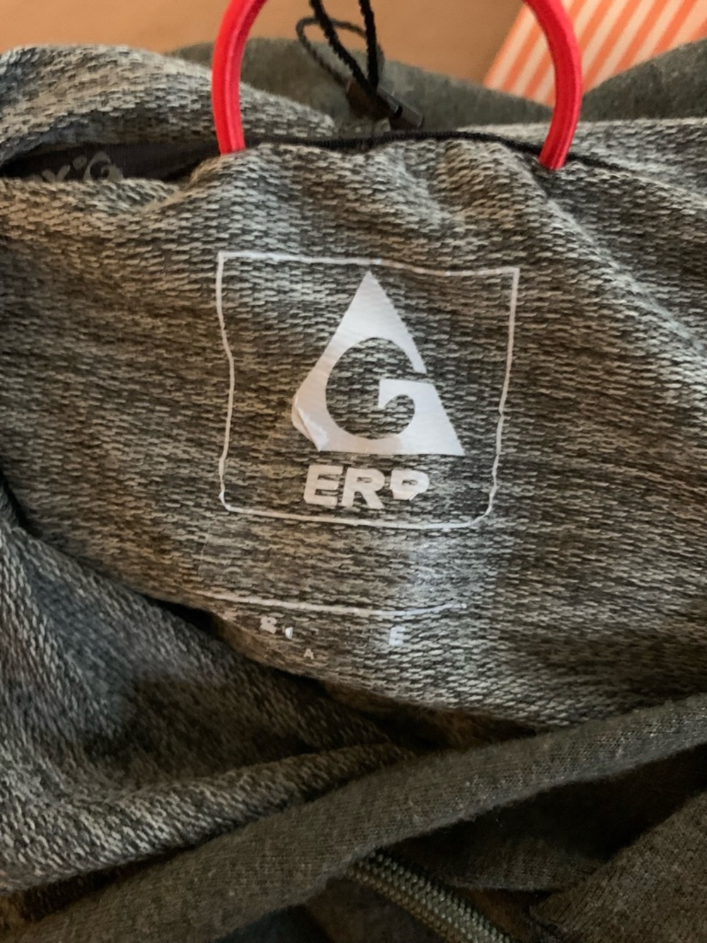 Gerry Men’s Lightweight Hoodie Heather Green EUC Gorpcore Athleisure Activewear - Picture 3 of 11